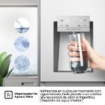 Frigorífico americano - Hisense RS818N4TIE1, No Frost, 179 cm, 636 l, WI-FI, Dispensador Agua & Hielo, Inox - Imagen 10