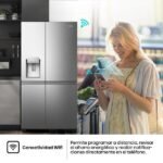 Frigorífico americano - Hisense RS818N4TIE1, No Frost, 179 cm, 636 l, WI-FI, Dispensador Agua & Hielo, Inox - Imagen 12