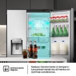 Frigorífico americano - Hisense RS818N4TIE1, No Frost, 179 cm, 636 l, WI-FI, Dispensador Agua & Hielo, Inox - Imagen 9