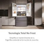 Frigorífico americano - Haier FD 90 Series 7 HFR79F19EFGK, No Frost lateral, 190 cm, 703 l, Motor Inverter, Antibacterias Pro, Cristal Zafiro - Imagen 12