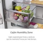 Frigorífico americano - Haier FD 90 Series 7 HFR79F19EFGK, No Frost lateral, 190 cm, 703 l, Motor Inverter, Antibacterias Pro, Cristal Zafiro - Imagen 7