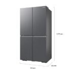 Frigorífico americano - Samsung SMART RF59C70TES9/ES, No Frost, All Around Cooling, 177.9 cm, 649l, WiFi, Dispensador de hielo, Inox - Imagen 10