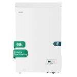 Congelador vertical - SVAN SCH1001EDC, 98 l, 84,5 cm, Blanco