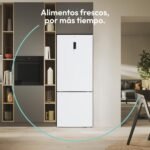 Frigorífico combi - Candy CCG5T718EW1, No Frost, 185.5 cm, Ancho especial 70 cm, 442 l, Tecnología Circle Fresh, Blanco - Imagen 5