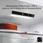 Frigorífico combi - Candy CNCQ2T620DW, No Frost, Humidity Zone, Circle Fresh, 205 cm, 409 l, Blanco - Imagen 10