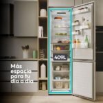 Frigorífico combi - Candy CNCQ2T620DW, No Frost, Humidity Zone, Circle Fresh, 205 cm, 409 l, Blanco - Imagen 5