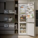 Frigorífico combi - Candy CNCQ2T620DW, No Frost, Humidity Zone, Circle Fresh, 205 cm, 409 l, Blanco - Imagen 6