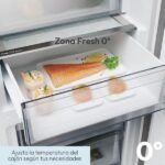 Frigorífico combi - Candy CNCQ2T620DW, No Frost, Humidity Zone, Circle Fresh, 205 cm, 409 l, Blanco - Imagen 8