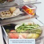 Frigorífico combi - Candy CNCQ2T620DW, No Frost, Humidity Zone, Circle Fresh, 205 cm, 409 l, Blanco - Imagen 9