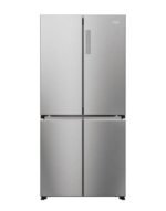 Frigorífico americano - Haier Cube 83 Series 7 HCR7818DNMM, No Frost, Altura 181.5 cm, 467 l, Humidity Zone, Daylight, Inox Platino