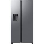 Frigorífico americano - Samsung Bespoke AI RS70F64KETEF, All Around Cooling, No Frost, 178.4 cm, 640 l, Dispensador agua y hielo, Inox