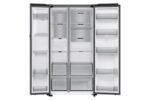 Frigorífico americano - Samsung Family Hub Bespoke AI RS90F66BETEF, Twin Cooling, 178.4 cm, 614 l, Dispensador agua y hielo, Balda botellero, Inox - Imagen 3