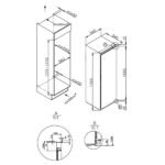 Frigorífico combi integrable - Haier HAMS518EW, Estático, 176.9 cm, 316 l, Sin Panelar - Imagen 2