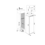 Frigorífico una puerta integrable - Whirlpool WHSD18A013C1, 6th Sense, 177 cm, 306 l, Acero - Imagen 2