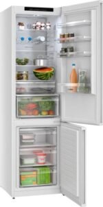 Frigorífico combi - Bosch KGN392WCF, Serie 4, No Frost,203 cm, 363 l, Multi Air Flow, Refrigeración "Súper", Blanco - Imagen 4