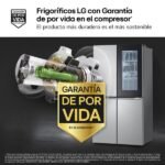 Frigorífico americano - LG GMV960MBDE, No Frost, 178.7 cm, 666 l, Instaview™, Linear Cooling™, Plata - Imagen 3