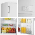 Nevera pequeña - Hisense RL170D4BWE, 133 L, 84.5 cm, Cíclico, Puerta reversible, 40 dB, Blanco - Imagen 10