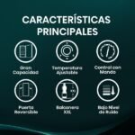 Nevera pequeña - Hisense RL170D4BWE, 133 L, 84.5 cm, Cíclico, Puerta reversible, 40 dB, Blanco - Imagen 3