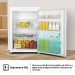 Nevera pequeña - Hisense RL170D4BWE, 133 L, 84.5 cm, Cíclico, Puerta reversible, 40 dB, Blanco - Imagen 8