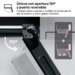 Frigorífico combi - LG GBBW322CPY, No Frost, 203 cm, 465 l, Ancho especial 70 cm, DoorCooling+™, ThinQ AI™, Inox antihuellas - Imagen 11