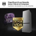 Frigorífico combi - LG GBBW322CPY, No Frost, 203 cm, 465 l, Ancho especial 70 cm, DoorCooling+™, ThinQ AI™, Inox antihuellas - Imagen 3
