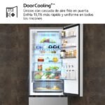 Frigorífico combi - LG GBBW322CPY, No Frost, 203 cm, 465 l, Ancho especial 70 cm, DoorCooling+™, ThinQ AI™, Inox antihuellas - Imagen 6