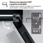 Frigorífico combi - LG GBBS726CPY, No Frost, 203 cm, 375 l, DoorCooling+™, Digital FRESHConverter+™, Inox antihuellas - Imagen 11