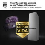 Frigorífico combi - LG GBBS726CPY, No Frost, 203 cm, 375 l, DoorCooling+™, Digital FRESHConverter+™, Inox antihuellas - Imagen 3
