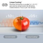 Frigorífico combi - LG GBBS726CPY, No Frost, 203 cm, 375 l, DoorCooling+™, Digital FRESHConverter+™, Inox antihuellas - Imagen 8