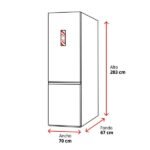 Frigorífico combi - Balay 3KFE777WE, Total No Frost, 203 cm, 438 l, ExtraFresh, Blanco - Imagen 2