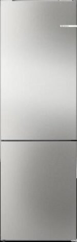 Frigorífico combi - Bosch KGN362ICF, Total No Frost, 186 cm, 321 l, VitaFresh 0º, Acero inoxidable