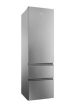 Frigorífico combi - Haier 3D 60 Series 3 HTR3620DNMG, No Frost, 205 cm, 414 l, Fresh 0°C Zone, Direct Access, Inox - Imagen 3