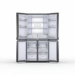 Frigorífico Multipuerta - HOTPOINT HAQ9 E2L EF, No Frost, Dinámico (con ventilador), Altura 1874 mm, Capacidad 610 l, Steel - Imagen 3