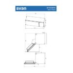 Frigorífico dos puertas - SVAN SF165501E, Altura 1610 mm, Capacidad 243 l, Blanco - Imagen 7