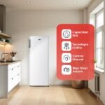 Congelador vertical - NILSON NCV145500E, 165 l, 143,4 cm, Blanco - Imagen 4