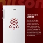 Congelador vertical - NILSON NCV145500E, 165 l, 143,4 cm, Blanco - Imagen 6