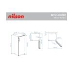 Congelador vertical - NILSON NCV145500E, 165 l, 143,4 cm, Blanco - Imagen 7