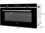 Horno - Siemens VB558C0S0, Multifunción, 85 L, Integrado, 90 cm, Precalentamiento rápido, Display LCD - Imagen 4