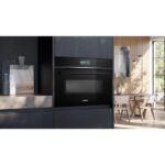 Horno microondas - SIEMENS CM776GKB1, Integrable, Pirolítico, 45 l, 59,4 cm, Negro - Imagen 7