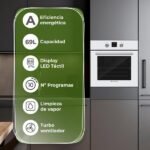 Horno multifunción - ASPES 8445946009021, Integrado + Libre instalación, 69 l, 59,5 cm, Blanco - Imagen 6