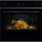 Horno a vapor - AEG Serie 7000 TR7PB73FSB, display color, WiFi, sonda térmica, Integrado + Libre instalación, 72 l, 596 mm, Negro