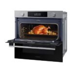 Horno - Samsung NV7B4530ZAS/U1 Dual Cook Flex, Multifunción, Pirolítico, 76l, 59.5 cm, WiFi, Puerta Flexible, Inox - Imagen 2