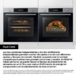 Horno - Samsung NV7B4530ZAS/U1 Dual Cook Flex, Multifunción, Pirolítico, 76l, 59.5 cm, WiFi, Puerta Flexible, Inox - Imagen 4