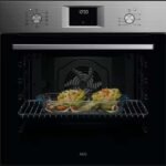 Horno multifunción - AEG Series 5000 OU5AB20SM, Integrable, Hidrolítica, 72 l, 594 mm, Negro, Acero inoxidable