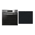 Pack Horno + Encimera - CANDY Idea PCI26PCXCI633C, Integrable, 70 l, Inducción, 3 zonas, Acero inoxidable
