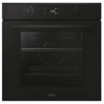 Horno - Haier H6 ID2P5B3YTB, Multifunción, Pirolítico y por agua, 78 l, Cavidad XXL, 60 cm, Negro