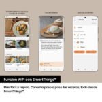 Horno - Samsung Dual Cook NV7B4430ZAB/U1, Multifunción, Pirolítico, 76l, 59.5 cm, Función WiFi con SmartThings, Negro - Imagen 3