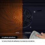 Horno - Samsung Dual Cook NV7B4430ZAB/U1, Multifunción, Pirolítico, 76l, 59.5 cm, Función WiFi con SmartThings, Negro - Imagen 4