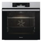 Horno - Hisense BI64213E14PX, Multifunción, Pirolítico, 77 L, 59.5 cm, Modo Air Fry, A+, Inox