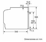 Horno - Balay 3HB4841X3, Serie Acero, Multifunción, Pirolítico e hidrolítico, 71 l , AutoChef 10 recetas , Raíles Comfort, 60 cm, Inox - Imagen 6